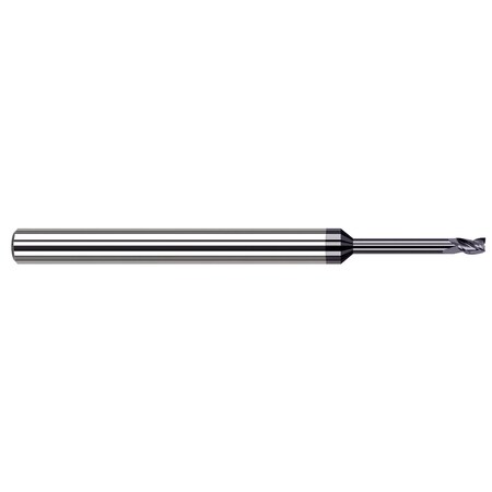 Harvey Tool 4 FL - 0.0620'', 1/16 Cutter DIA x 0.0930'', 3/32 LOC x 0.3750'', 3/8 Reach - AlTiN Nano Coated 720962-C6